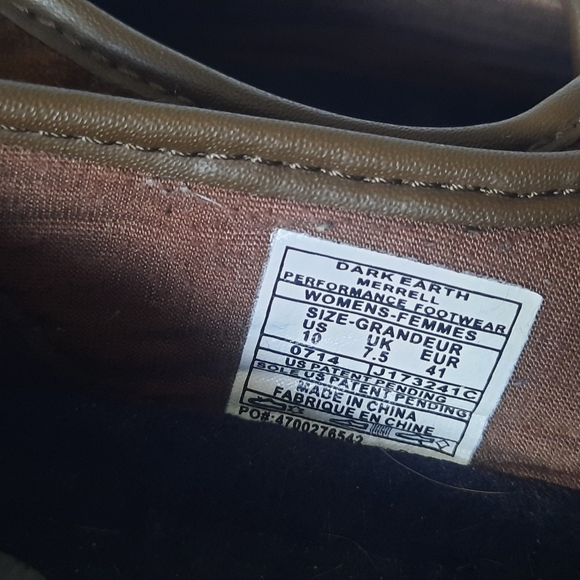 Brown Zippered Merrell Performance Footwear Size 10 - Picture 5 of 5